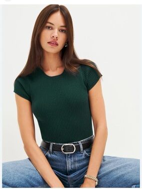 Reformation Teo Cashmere Top